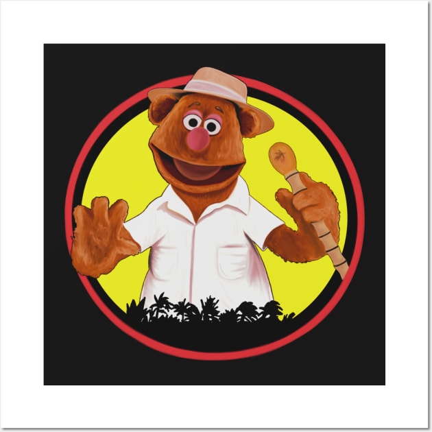 Jurassic Park Movie Fozzie Hammond Wall Art by Jamie Collins